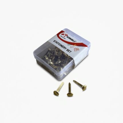 Fastener metalico 3/4" dorado x 100