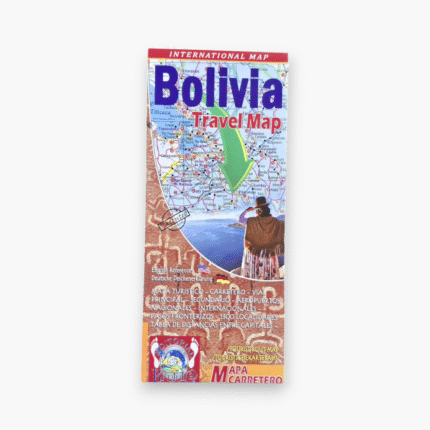 Mapa turístico y carretero-vial de Bolivia