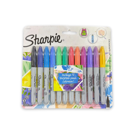 Marcadores Sharpie x 12 colores. Permanente F
