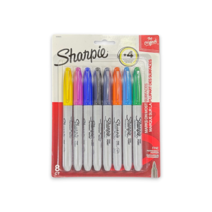 Marcadores Sharpie x 8 colores. Permanente F