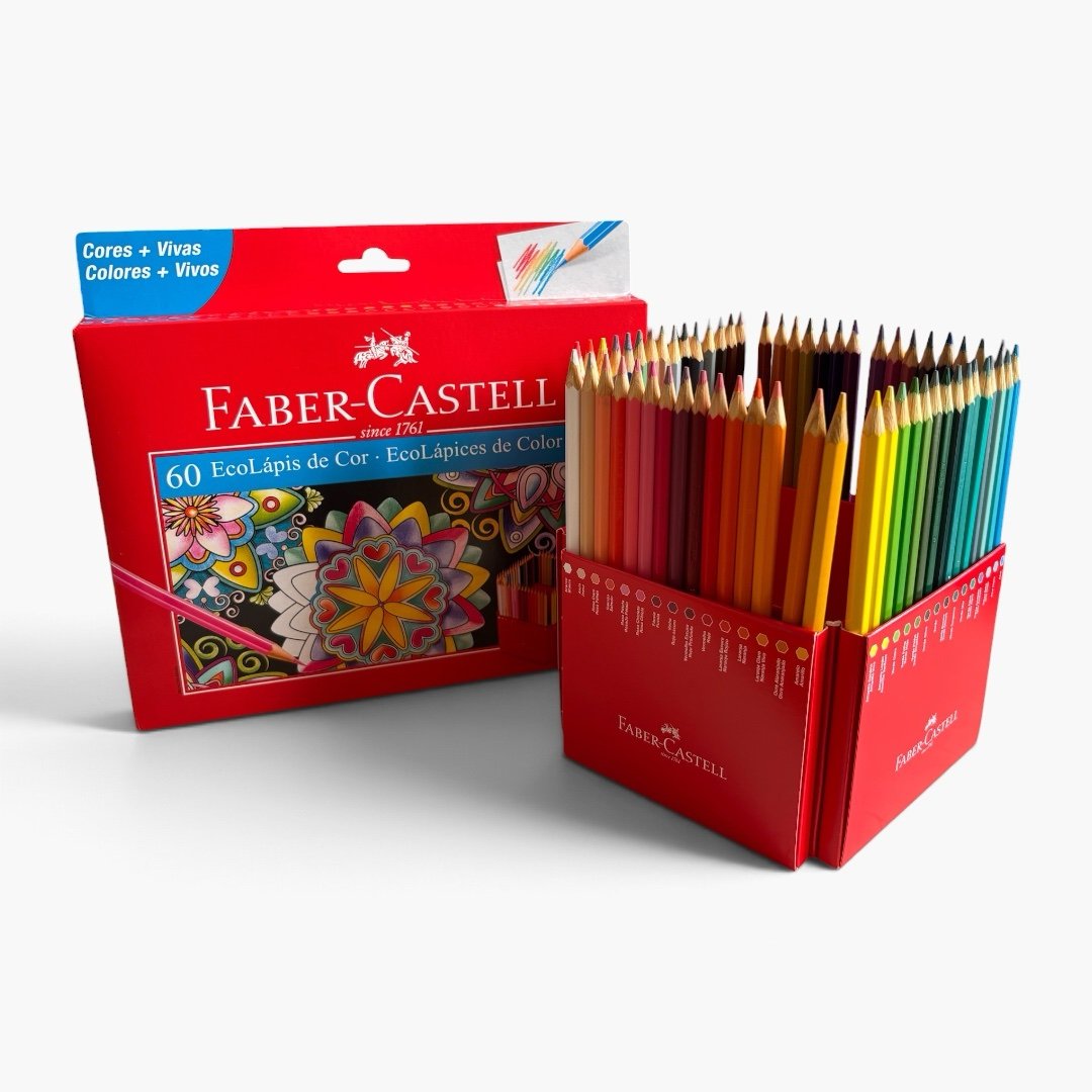 Lápices Faber Castell de 60 colores